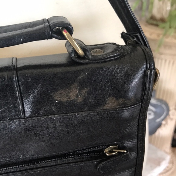 Vintage Wilson’s Leather black shoulder bag - Picture 5 of 8